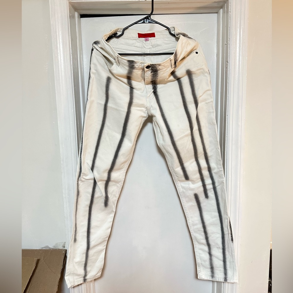 Eckhaus Latta El Jeans Denim Womens 32x30 Cybercore Whimsigoth